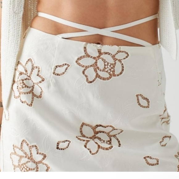 NWT For Love & Lemons -  Jayne Bralette top & midi skirt set - size small - Picture 6 of 12